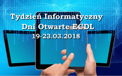 Tydzień Informatyczny – Dni Otwarte ECDL